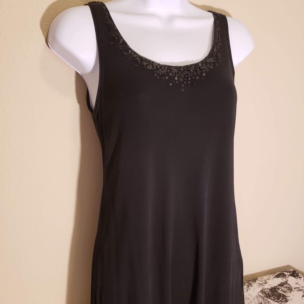 ๐ Eileen Fisher 100% silk black top - Picture 3 of 5